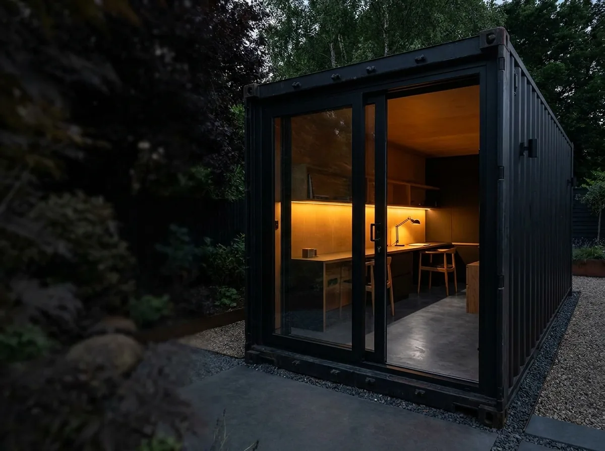 Hero black office container
